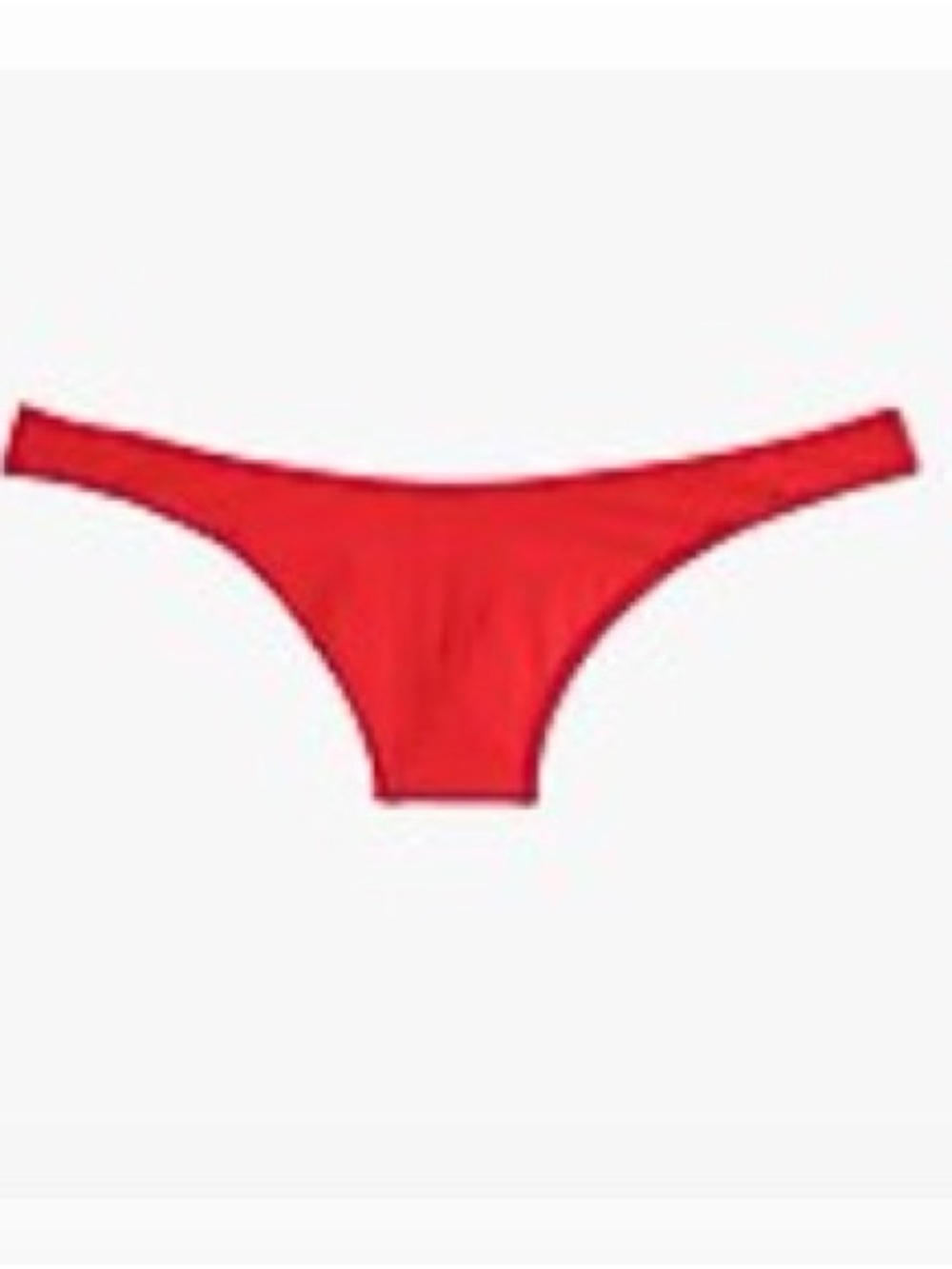 J Crew Women 1989 high leg Red Bikini Bottom XS swim